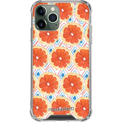 Bouffants and Broken Hearts Citrus Geo iPhone 12 Pro Max Clear Case