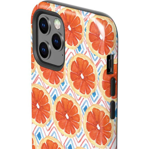 Bouffants and Broken Hearts Citrus Geo iPhone 12 Pro Max Impact Case