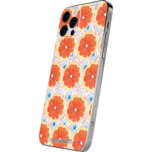 Bouffants and Broken Hearts Citrus Geo iPhone 12 Pro Max Skin