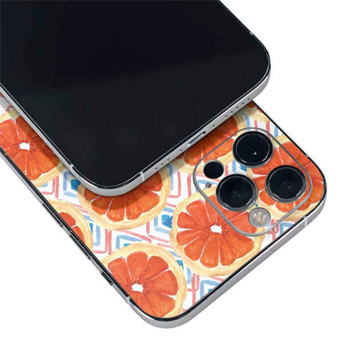 Bouffants and Broken Hearts Citrus Geo iPhone 12 Pro Max Skin