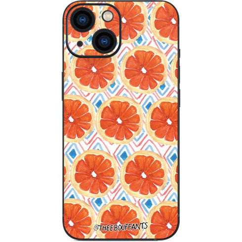 Bouffants and Broken Hearts Citrus Geo iPhone 13 Mini Skin