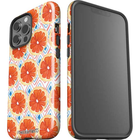 Bouffants and Broken Hearts Citrus Geo iPhone 13 Pro Max Impact Case