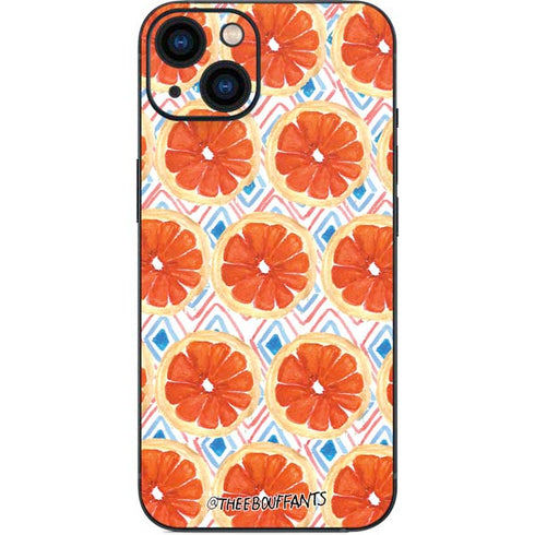 Bouffants and Broken Hearts Citrus Geo iPhone 15 Plus Skin