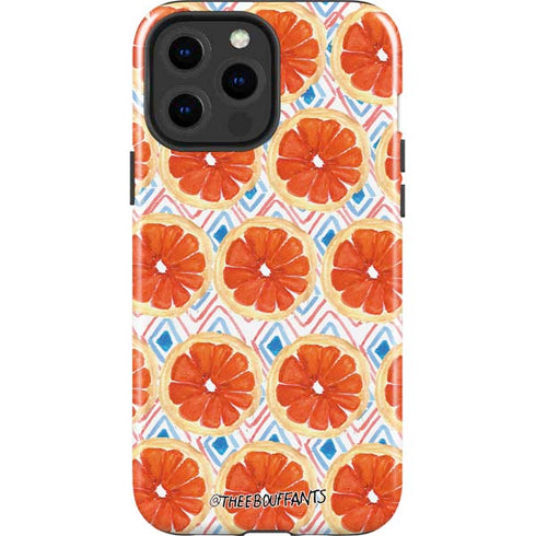 Bouffants and Broken Hearts Citrus Geo iPhone 15 Pro Max Impact Case