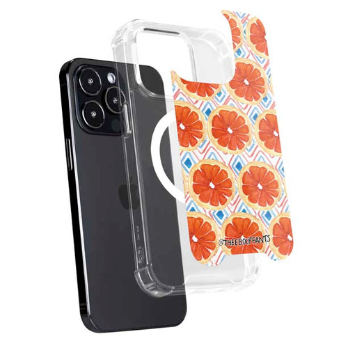 Bouffants and Broken Hearts Citrus Geo iPhone 14 Pro Max MagSafe Case