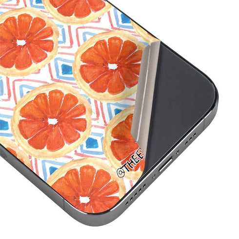 Bouffants and Broken Hearts Citrus Geo iPhone 14 Pro Max Skin