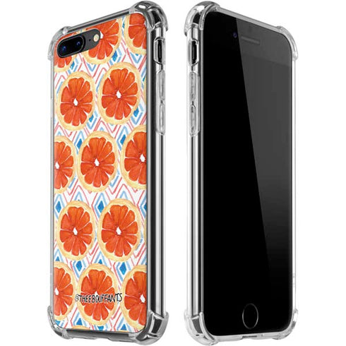 Bouffants and Broken Hearts Citrus Geo iPhone 7/8 Plus Clear Case