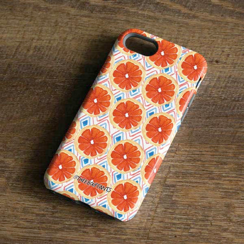 Bouffants and Broken Hearts Citrus Geo iPhone 7 Pro Case