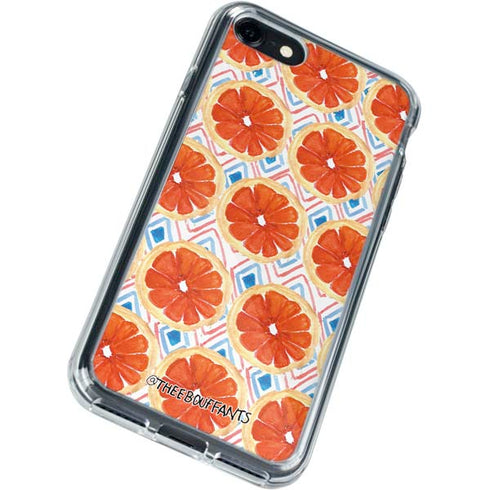 Bouffants and Broken Hearts Citrus Geo iPhone SE (2nd & 3rd Gen) Clear Case