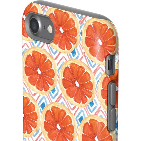 Bouffants and Broken Hearts Citrus Geo iPhone SE (2nd & 3rd Gen) Pro Case