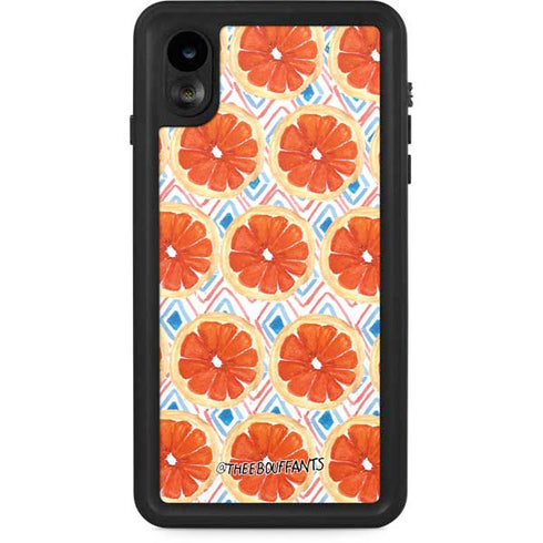 Bouffants and Broken Hearts Citrus Geo iPhone XR Waterproof Case