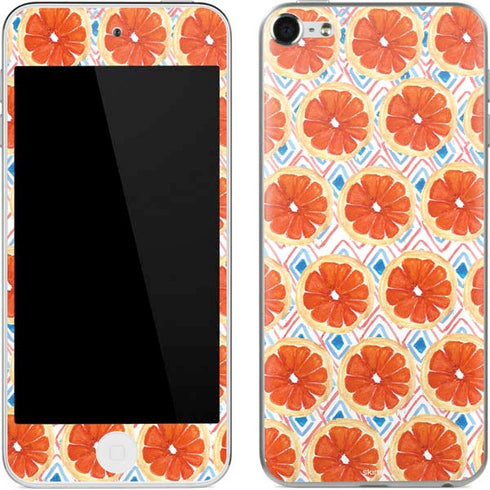 Bouffants and Broken Hearts Citrus Geo Apple iPod Skin