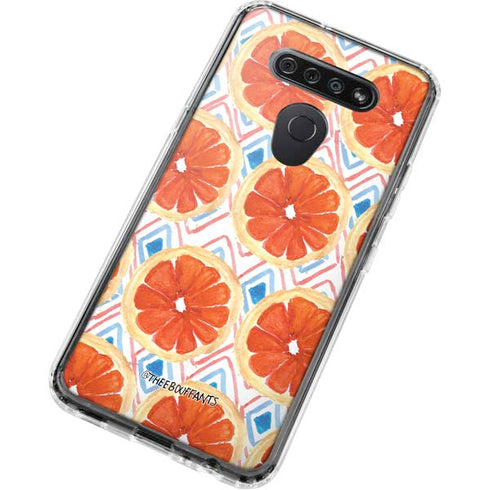 Bouffants and Broken Hearts Citrus Geo LG K51/Q51 Clear Case