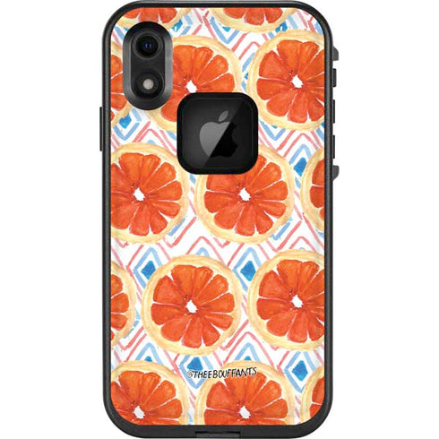 Bouffants and Broken Hearts Citrus Geo LifeProof Fre iPhone Skin