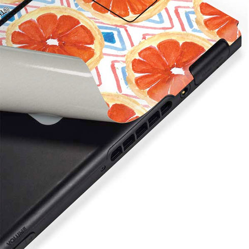 Bouffants and Broken Hearts Citrus Geo Nintendo Switch Bundle Skin