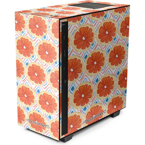 Bouffants and Broken Hearts Citrus Geo NZXT H510 Compact ATX Mid-Tower Case Skin