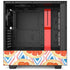 Bouffants and Broken Hearts Citrus Geo NZXT H510 Compact ATX Mid-Tower Case Skin