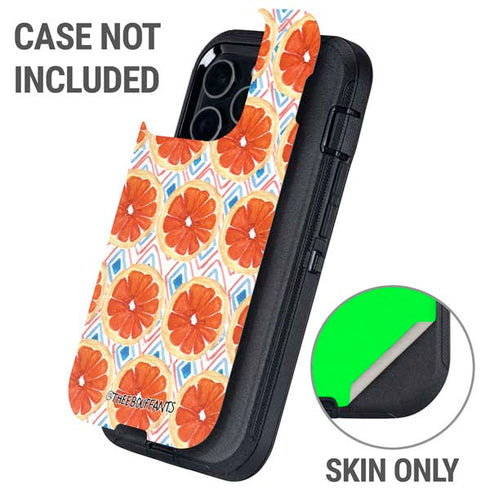 Bouffants and Broken Hearts Citrus Geo Otterbox Defender iPhone Skin