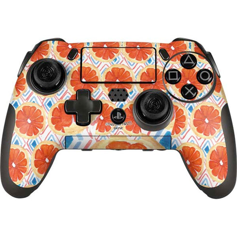 Bouffants and Broken Hearts Citrus Geo PlayStation Scuf Vantage 2 Controller Skin