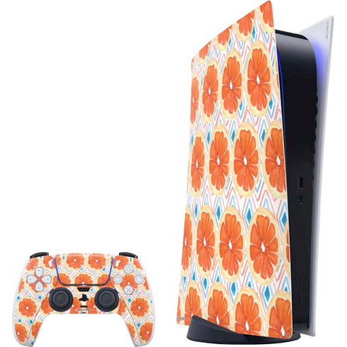 Bouffants and Broken Hearts Citrus Geo PS5 Digital Edition Bundle Skin