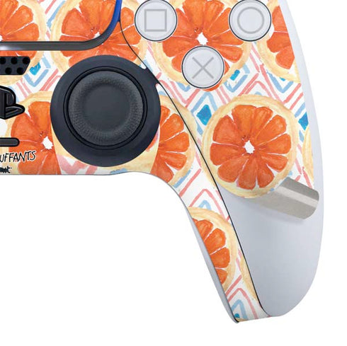 Bouffants and Broken Hearts Citrus Geo PS5 Controller Skin