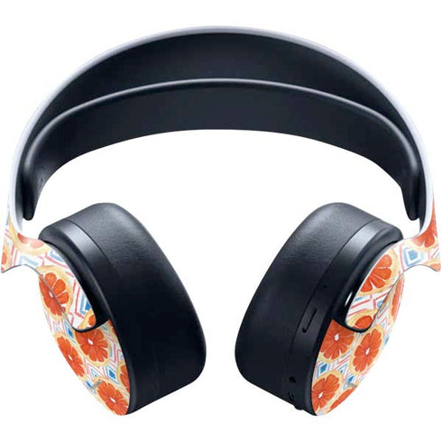 Bouffants and Broken Hearts Citrus Geo PULSE 3D Wireless Headset for PS5 Skin