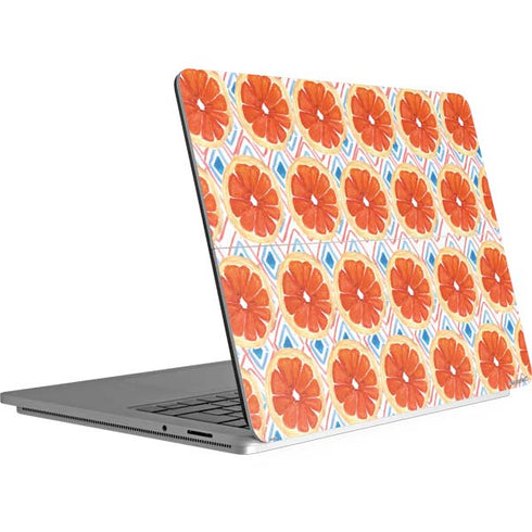 Bouffants and Broken Hearts Citrus Geo Surface Laptop Studio Skin