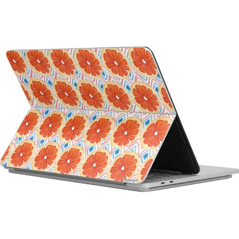 Bouffants and Broken Hearts Citrus Geo Surface Laptop Studio Skin