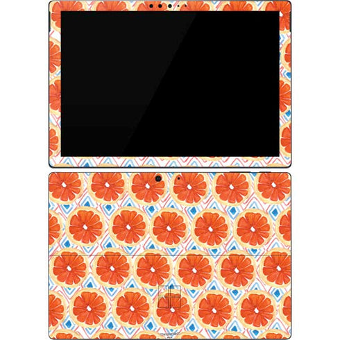 Bouffants and Broken Hearts Citrus Geo Surface Pro 7 Skin