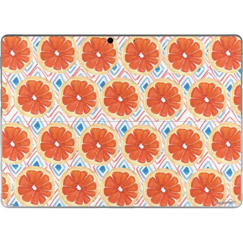 Bouffants and Broken Hearts Citrus Geo Surface Pro 8 Skin