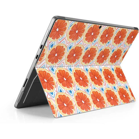 Bouffants and Broken Hearts Citrus Geo Surface Pro 9 Skin