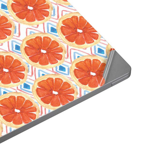 Bouffants and Broken Hearts Citrus Geo Universal Laptop 18in (14.6 x 10.6in) Skin