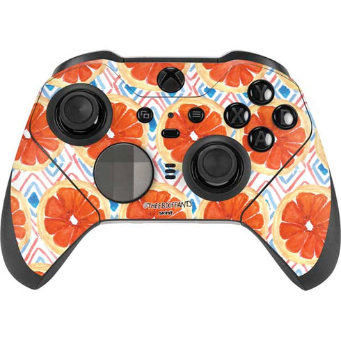 Bouffants and Broken Hearts Citrus Geo Xbox Elite Wireless Controller Series 2 Skin