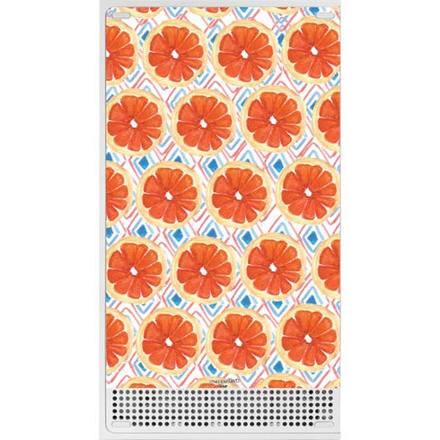 Bouffants and Broken Hearts Citrus Geo Xbox Series S Skins