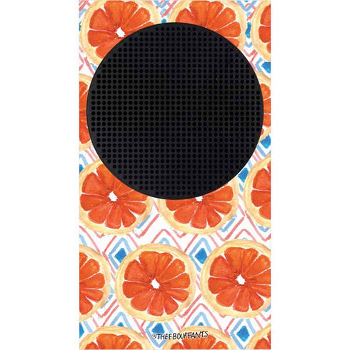 Bouffants and Broken Hearts Citrus Geo Xbox Series S Console Skin
