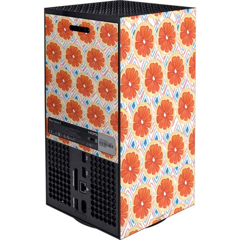 Bouffants and Broken Hearts Citrus Geo Xbox Series X Bundle Skin