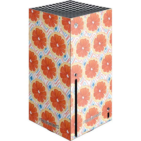 Bouffants and Broken Hearts Citrus Geo Xbox Series X Console Skin