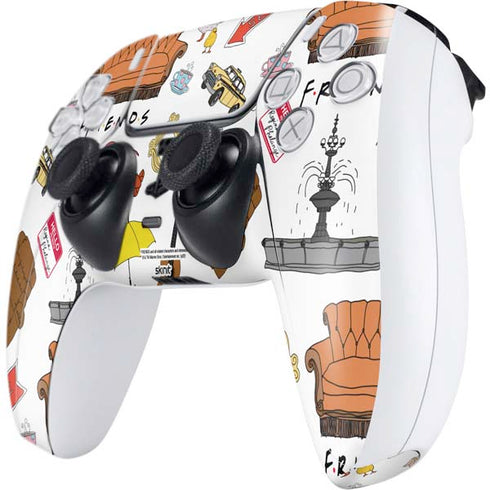 Warner Bros Classic FRIENDS Icons PS5 Controller Skin