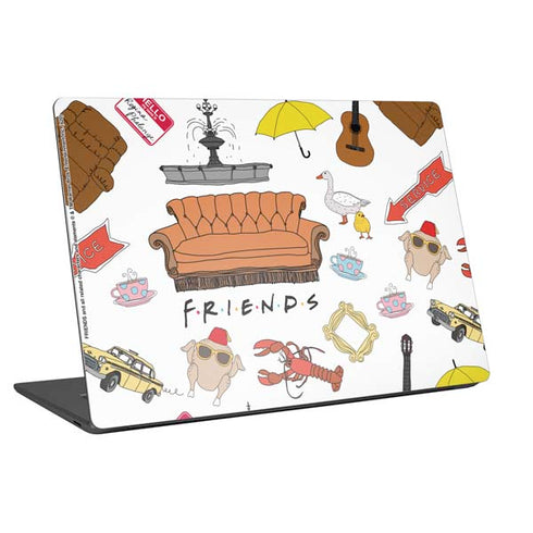 Warner Bros Classic FRIENDS Icons Universal Laptop 16in (13 x 9.4in) Skin
