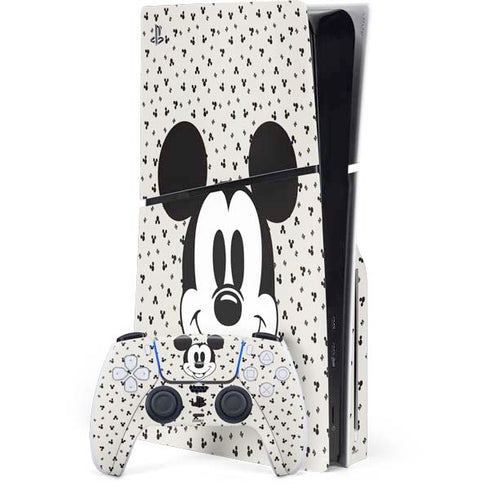 Disney Mickey Mouse Classic PS5 Slim Disk Bundle Skin