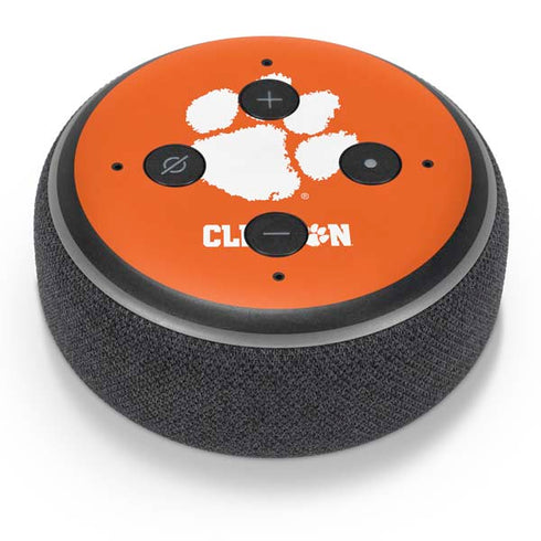 Clemson University Tiger Print Amazon Echo Dot Skin
