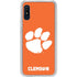 Clemson University Tiger Print Galaxy A10e Clear Case