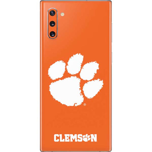 Clemson University Tiger Print Galaxy Note 10 Skin
