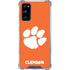 Clemson University Tiger Print Galaxy S20 FE Clear Case