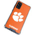 Clemson University Tiger Print Galaxy S20 FE Clear Case