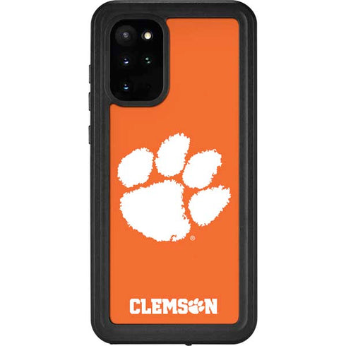 Clemson University Tiger Print Galaxy S20 Plus Waterproof Case