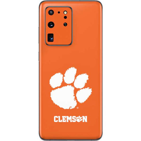 Clemson University Tiger Print Galaxy S20 Ultra 5G Skin