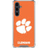 Clemson University Tiger Print Galaxy S23 FE Clear Case