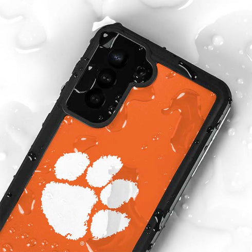 Clemson University Tiger Print Galaxy S23 Plus Waterproof Case