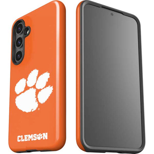 Clemson University Tiger Print Galaxy S24 Plus Impact Case